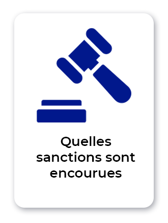 icon sanctions encourues Cabinet REGERE Avocats